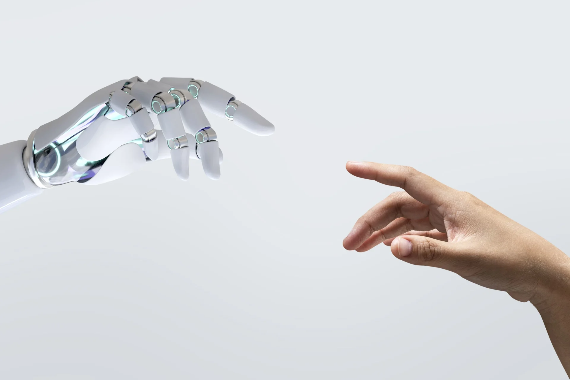 ai and human hands interaction