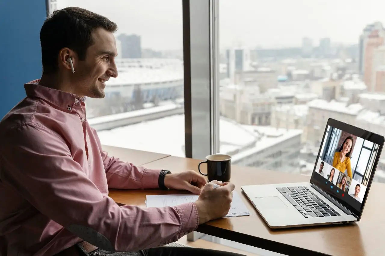 Human in a conference call