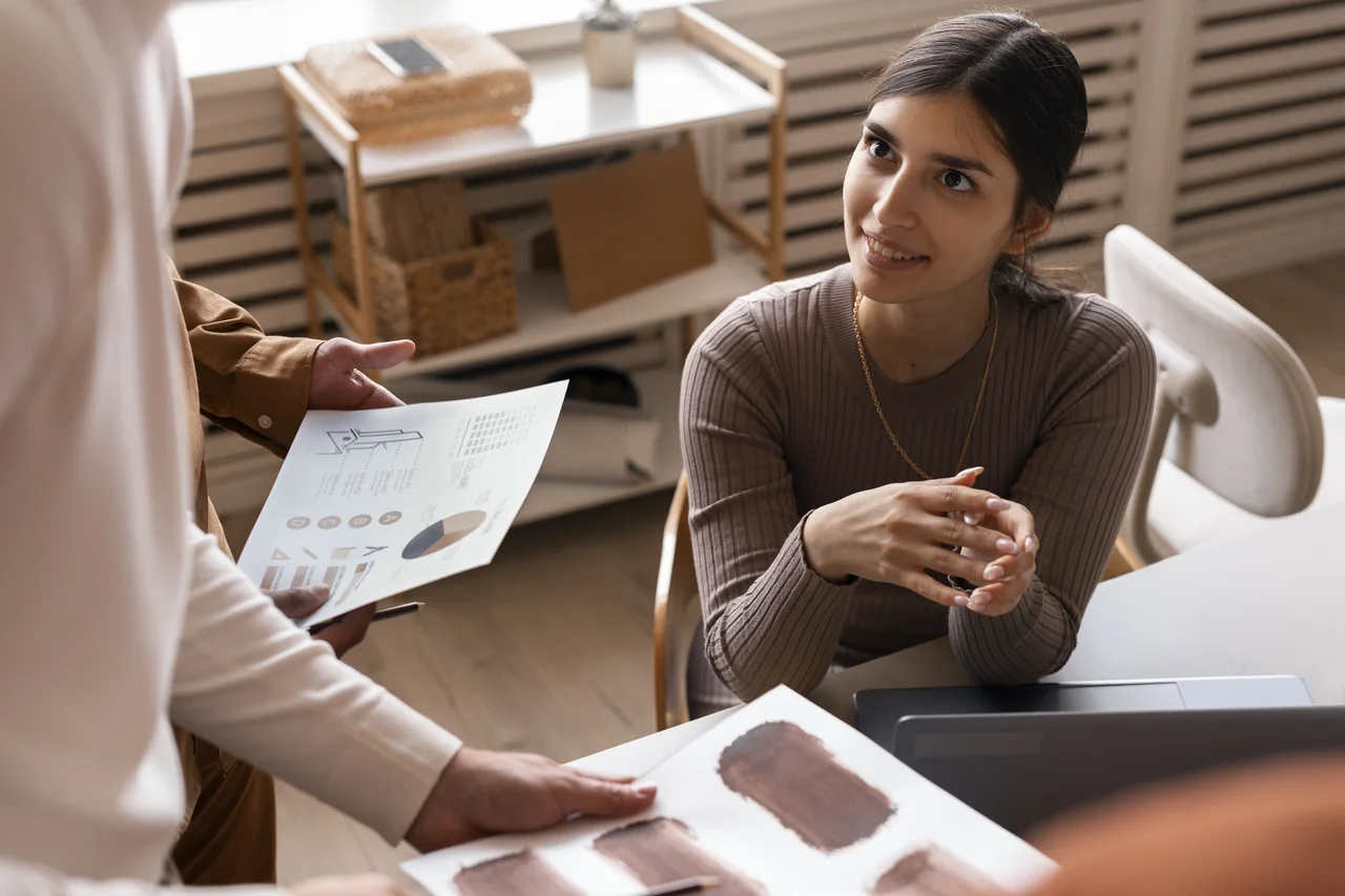 Teamwork and data analysis driving business decisions and growth.