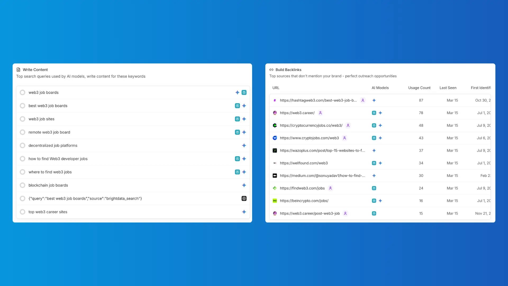 PromptMonitor Dashboard Actions and More