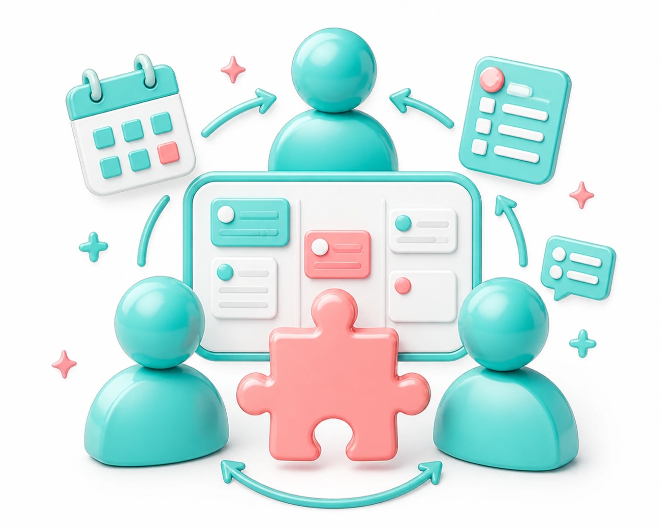 Marketing staff augmentation services with a collaborative marketing team